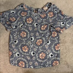 LOFT Multicolor Floral Top